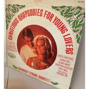 Midnight String Quartet Christmas Rhapsodies For Young Lovers VINYL LP 1967